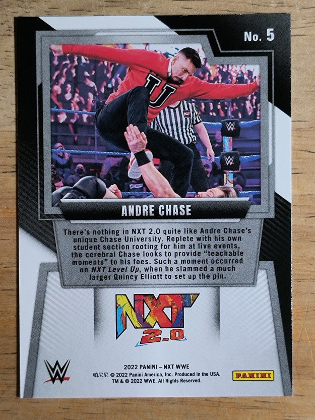 2022 Panini WWE NXT #5 Andre Chase RC