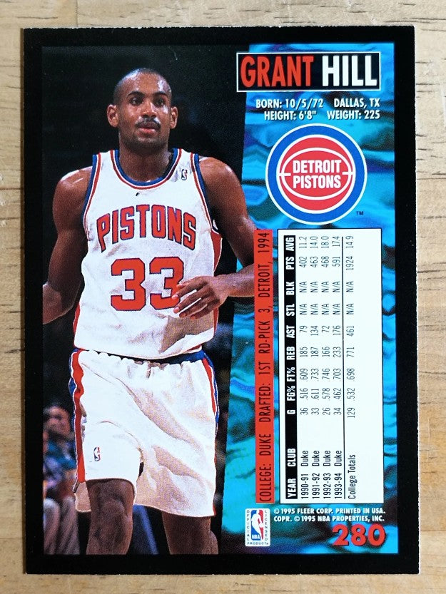 1994-95 Fleer #280 Grant Hill RC