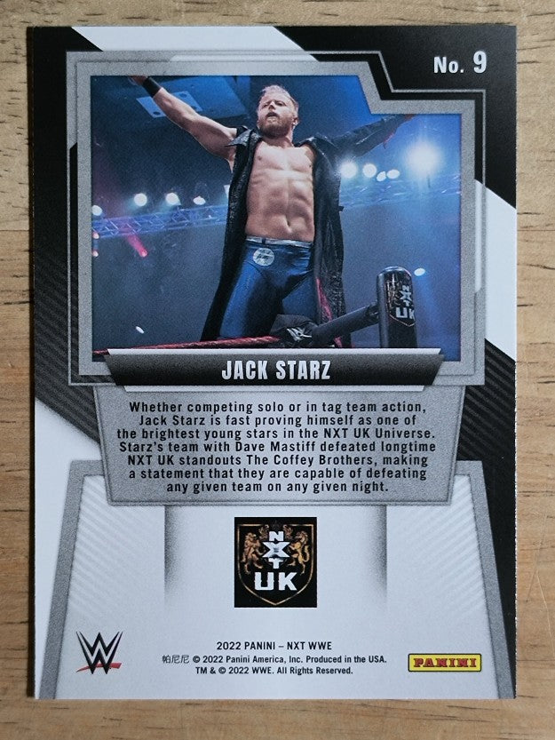 2022 Panini WWE NXT #9 Jack Starz RC