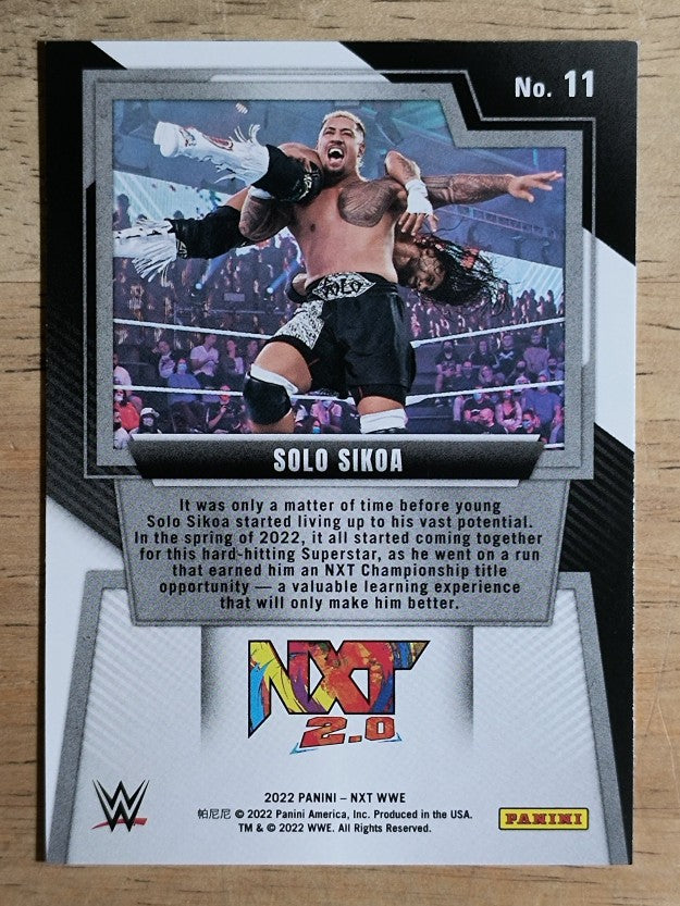 2022 Panini WWE NXT #11 Solo Sikoa RC