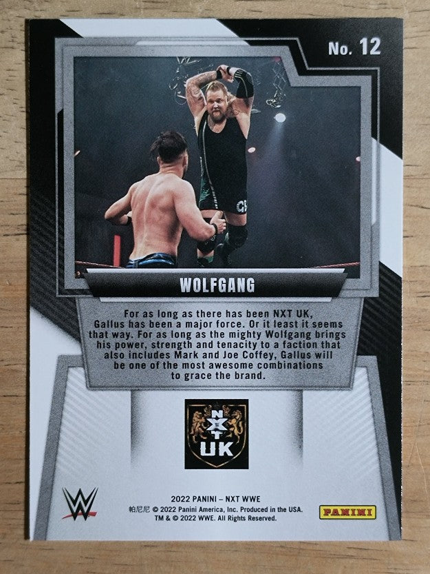 2022 Panini WWE NXT #12 Wolfgang