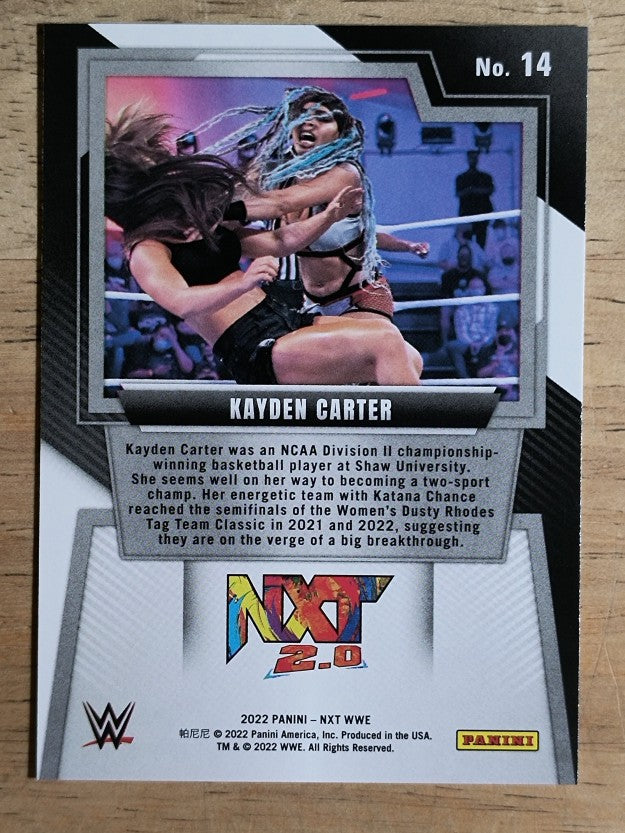 2022 Panini WWE NXT #14 Kayden Carter