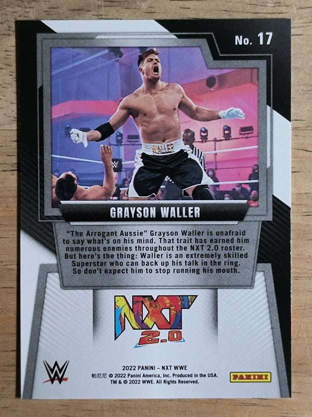 2022 Panini WWE NXT #17 Grayson Waller RC