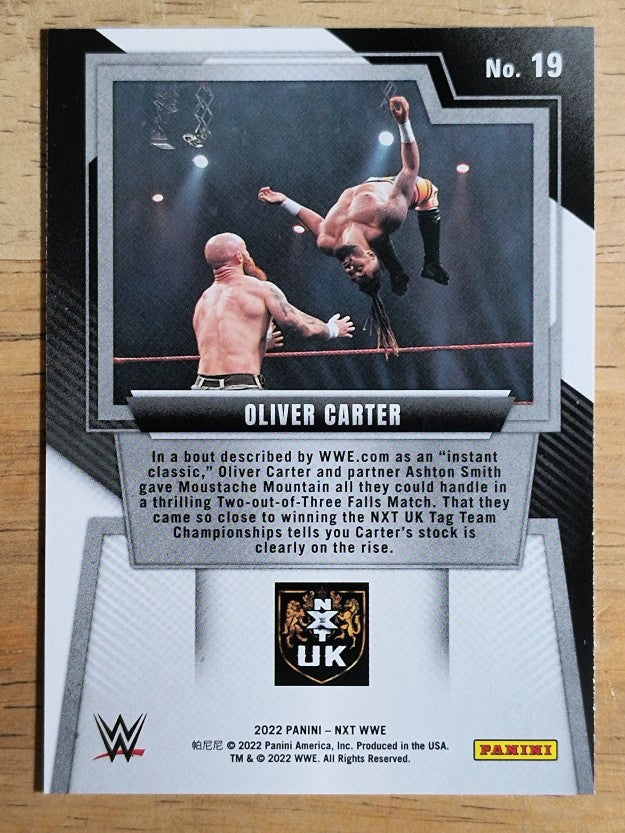 2022 Panini WWE NXT #19 Oliver Carter RC