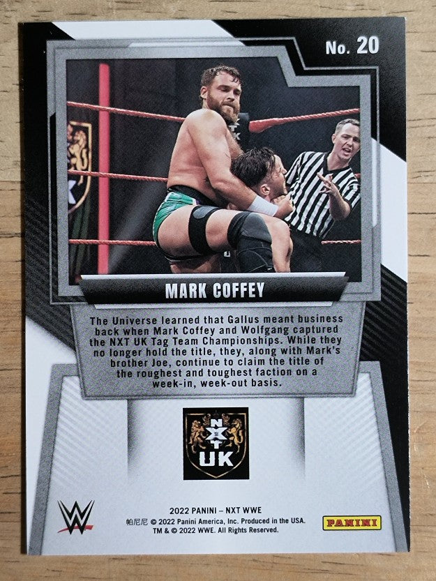 2022 Panini WWE NXT #20 Mark Coffey