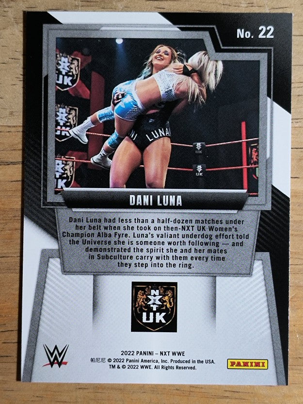 2022 Panini WWE NXT #22 Dani Luna RC