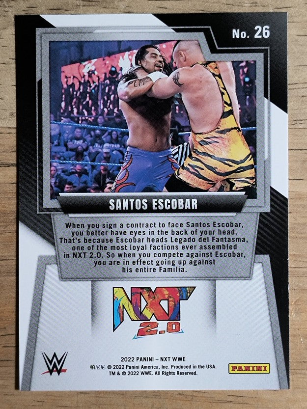 2022 Panini WWE NXT #26 Santos Escobar