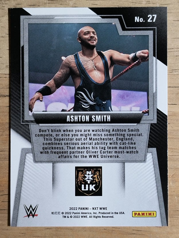 2022 Panini WWE NXT #27 Ashton Smith RC