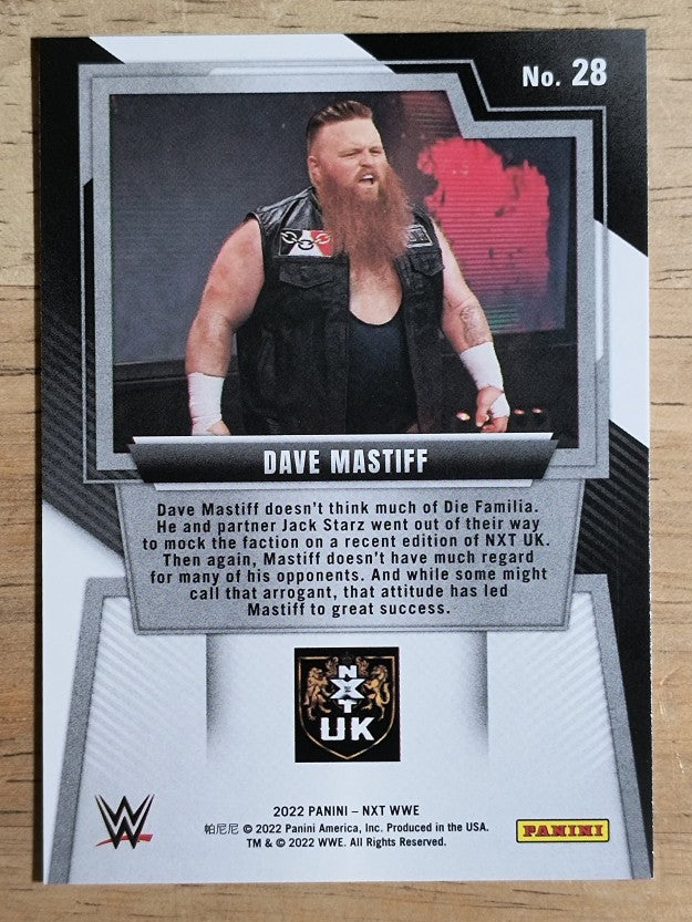 2022 Panini WWE NXT #28 Dave Mastiff