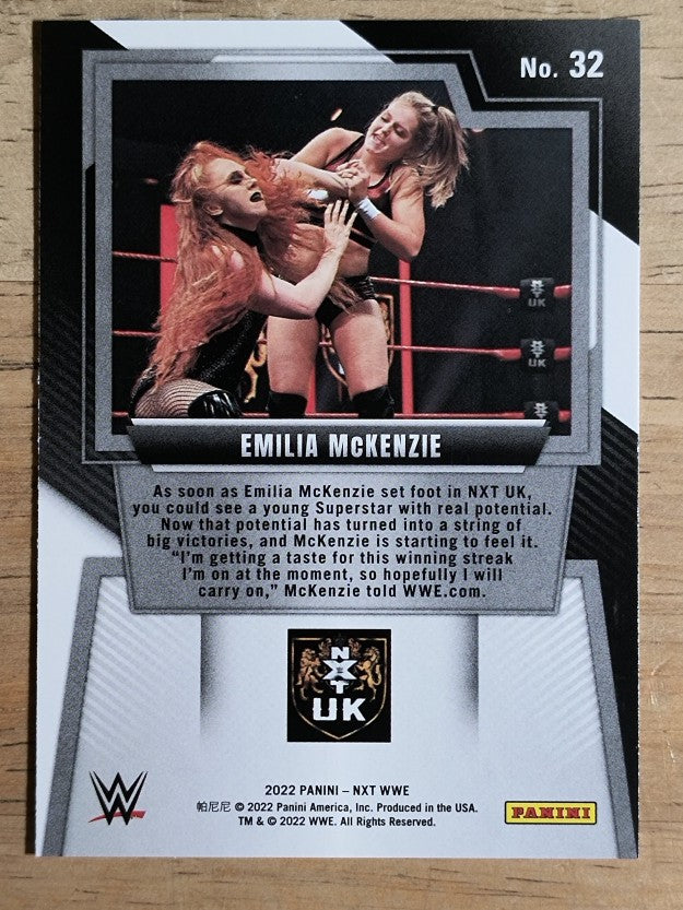 2022 Panini WWE NXT #32 Emilia McKenzie RC