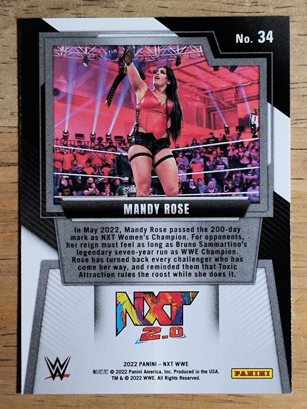 2022 Panini WWE NXT #34 Mandy Rose