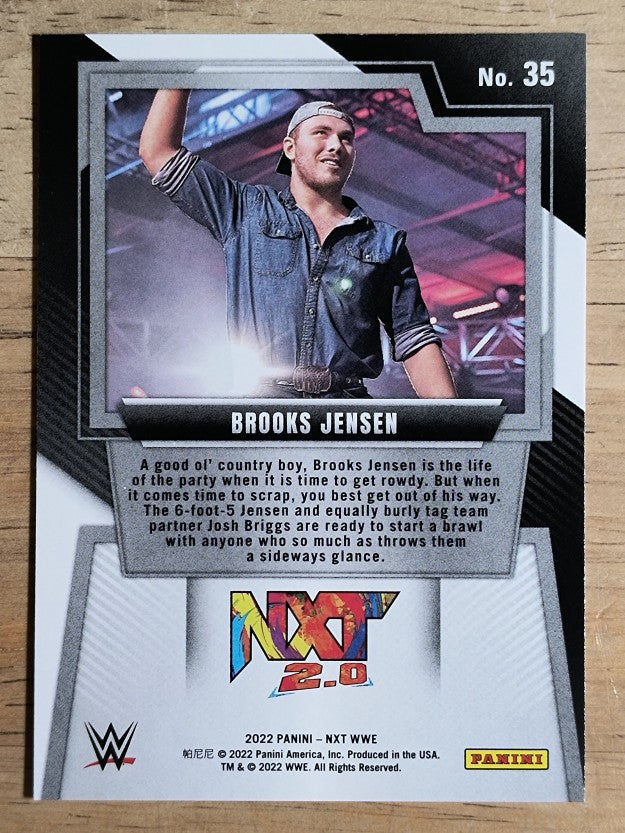 2022 Panini WWE NXT #35 Brooks Jensen RC