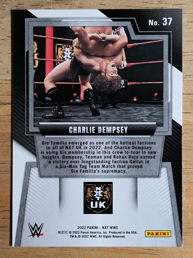 2022 Panini WWE NXT #37 Charlie Dempsey RC