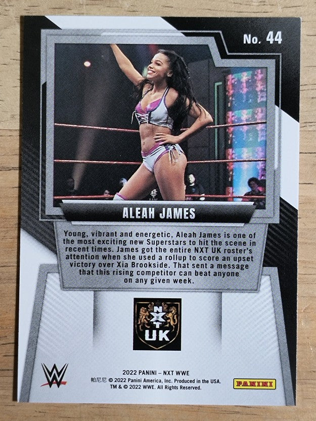2022 Panini WWE NXT #44 Aleah James RC