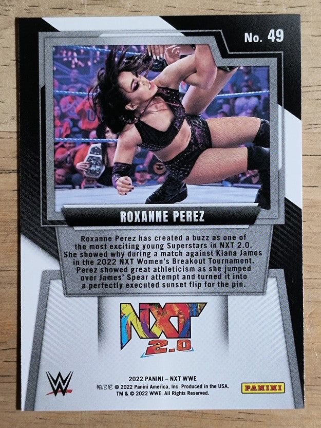 2022 Panini WWE NXT #49 Roxanne Perez RC