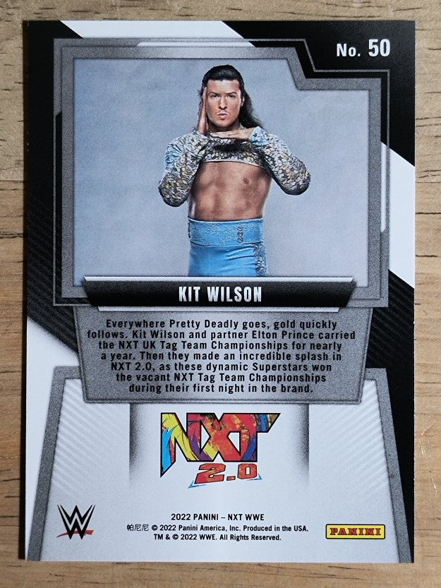 2022 Panini WWE NXT #50 Kit Wilson RC