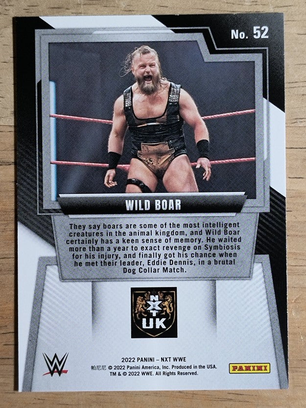 2022 Panini WWE NXT #52 Wild Boar RC
