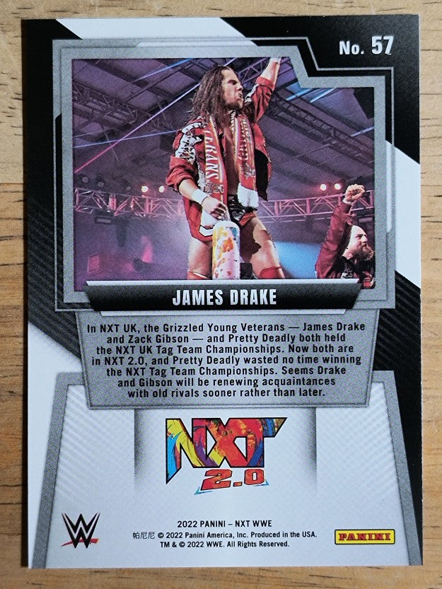 2022 Panini WWE NXT #57 James Drake