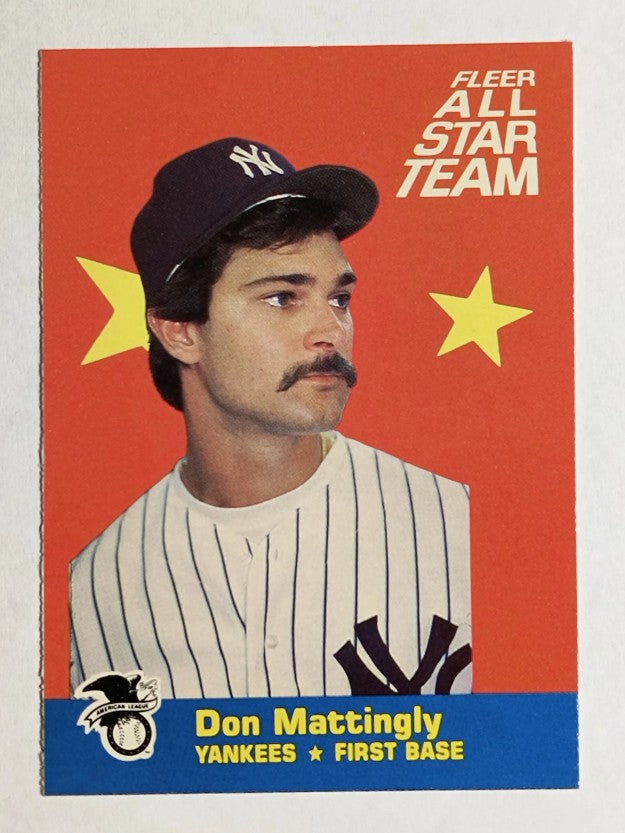 1986 Fleer All-Stars #1 Don Mattingly