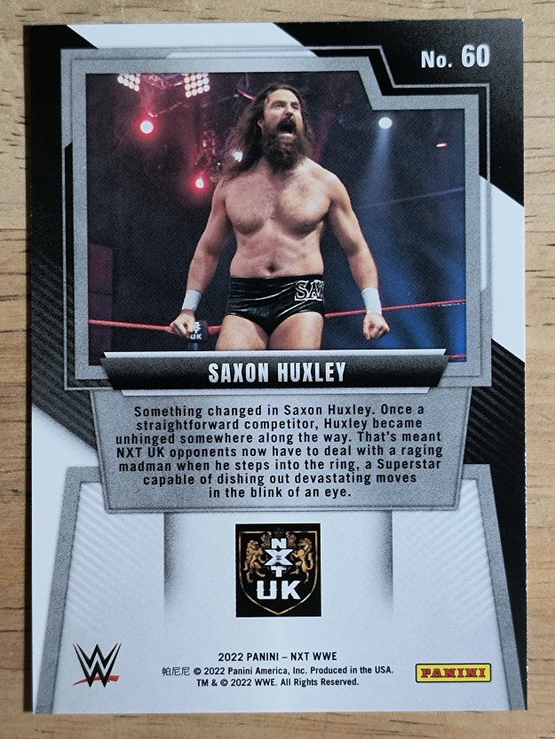 2022 Panini WWE NXT #60 Saxon Huxley RC