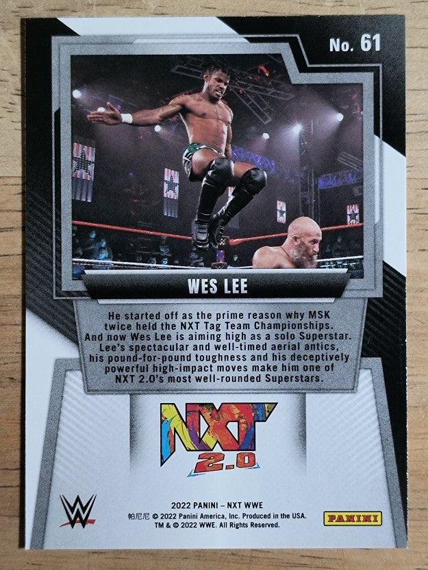2022 Panini WWE NXT #61 Wes Lee