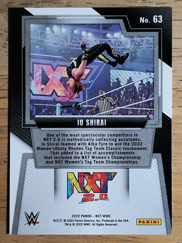 2022 Panini WWE NXT #63 Io Shirai