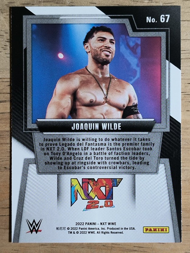 2022 Panini WWE NXT #67 Joaquin Wilde