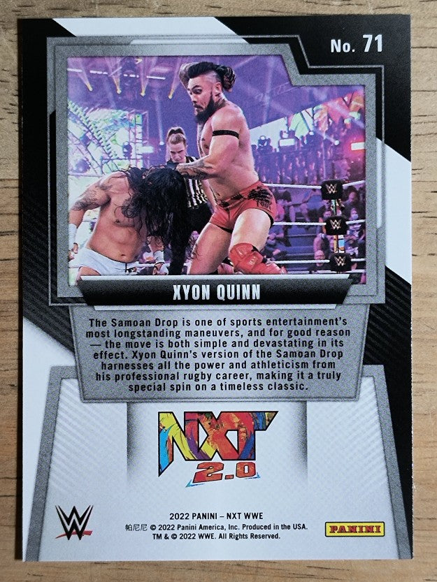 2022 Panini WWE NXT #71 Xyon Quinn RC