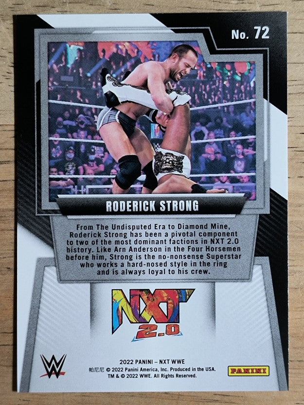 2022 Panini WWE NXT #72 Roderick Strong