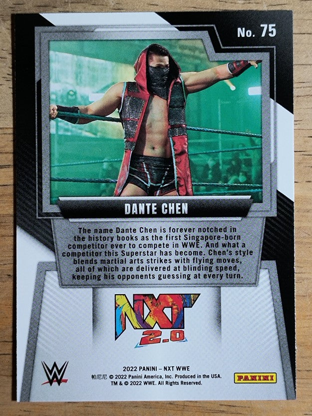 2022 Panini WWE NXT #75 Dante Chen RC
