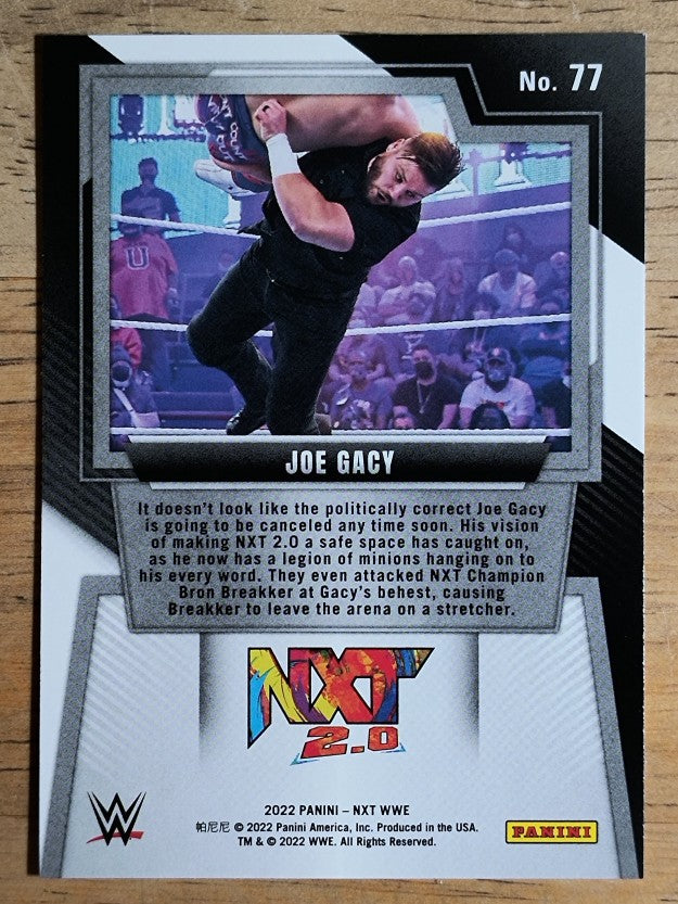 2022 Panini WWE NXT #77 Joe Gacy RC