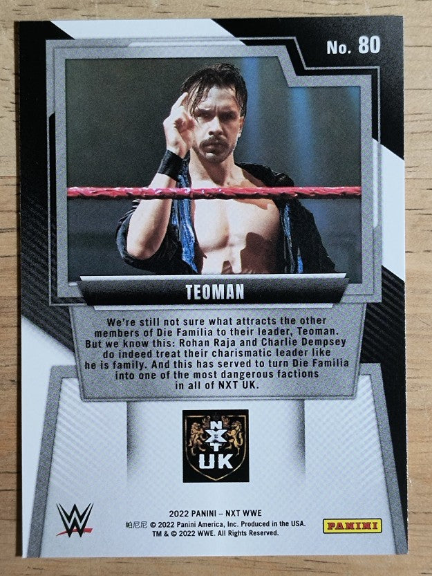 2022 Panini WWE NXT #80 Teoman RC