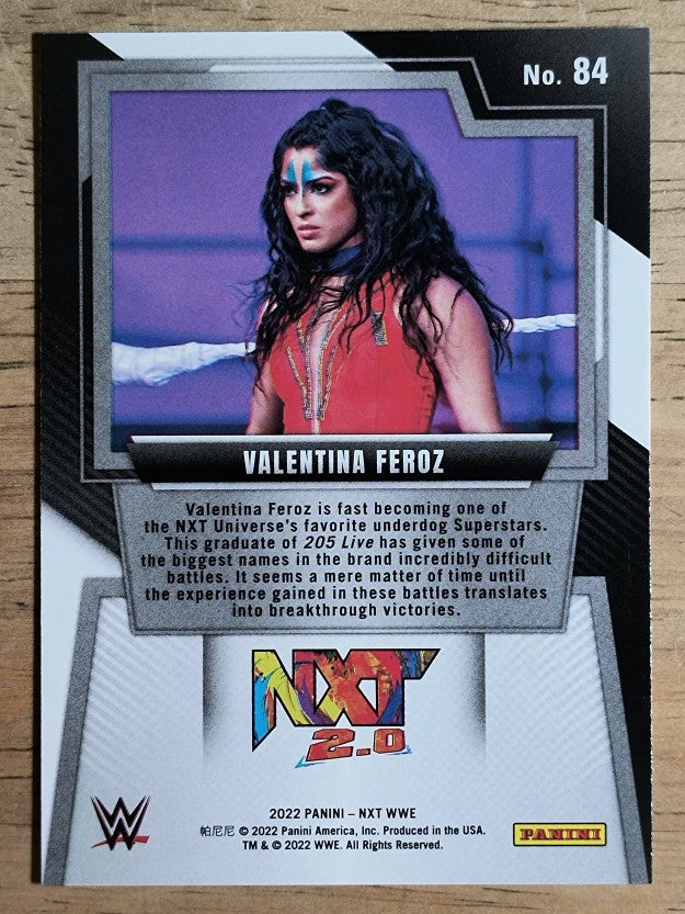 2022 Panini WWE NXT #84 Valentina Feroz RC