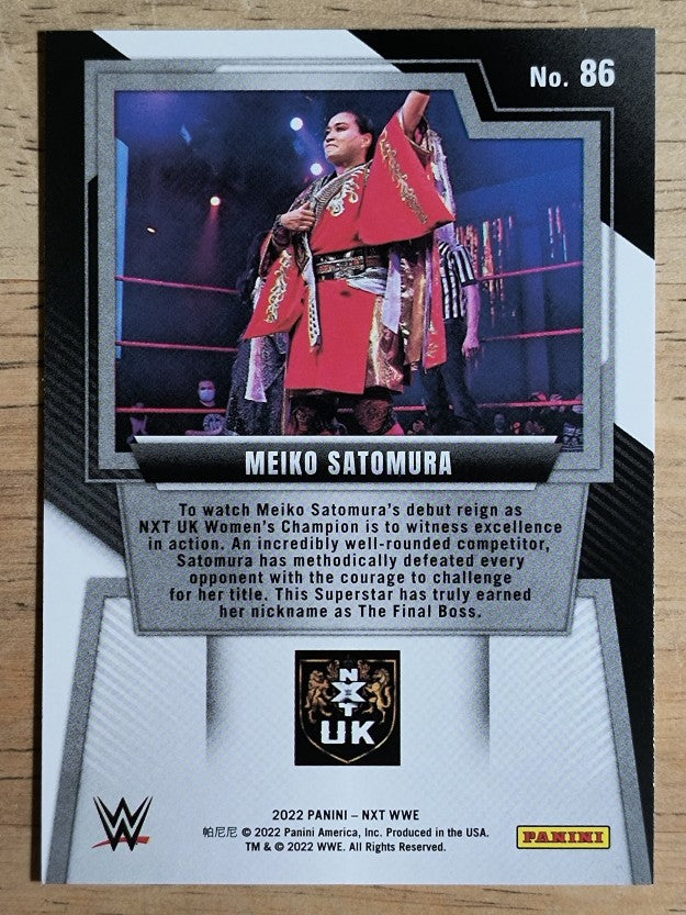 2022 Panini WWE NXT #86 Meiko Satomura RC