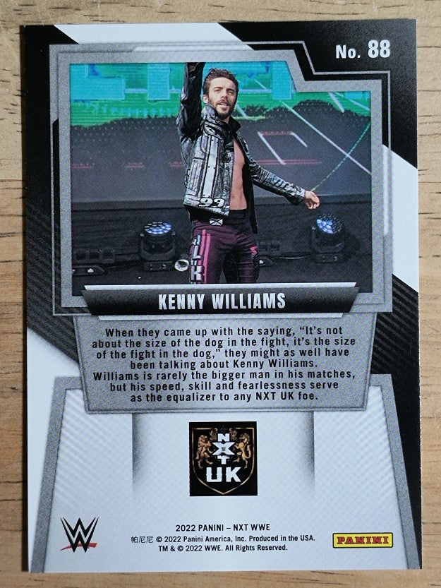 2022 Panini WWE NXT #88 Kenny Williams RC