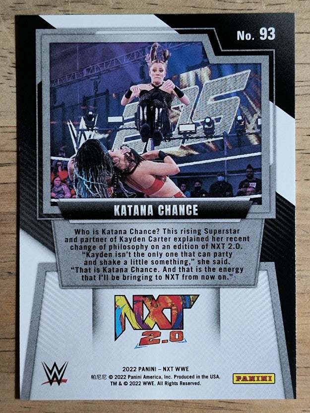2022 Panini WWE NXT #93 Katana Chance