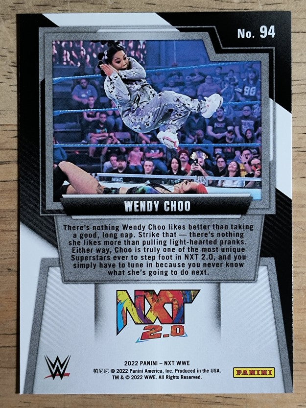2022 Panini WWE NXT #94 Wendy Choo RC
