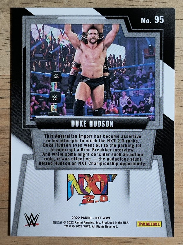 2022 Panini WWE NXT #95 Duke Hudson RC