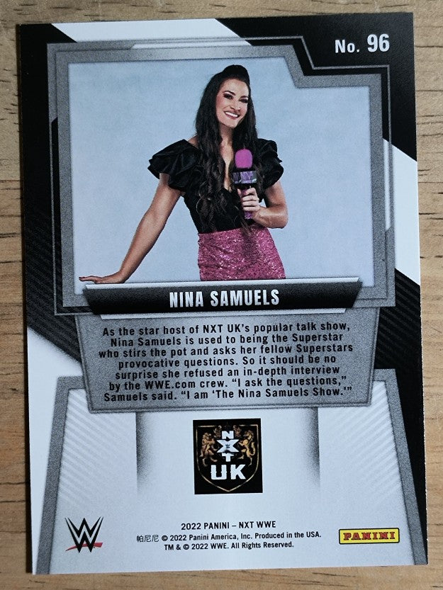 2022 Panini WWE NXT #96 Nina Samuels