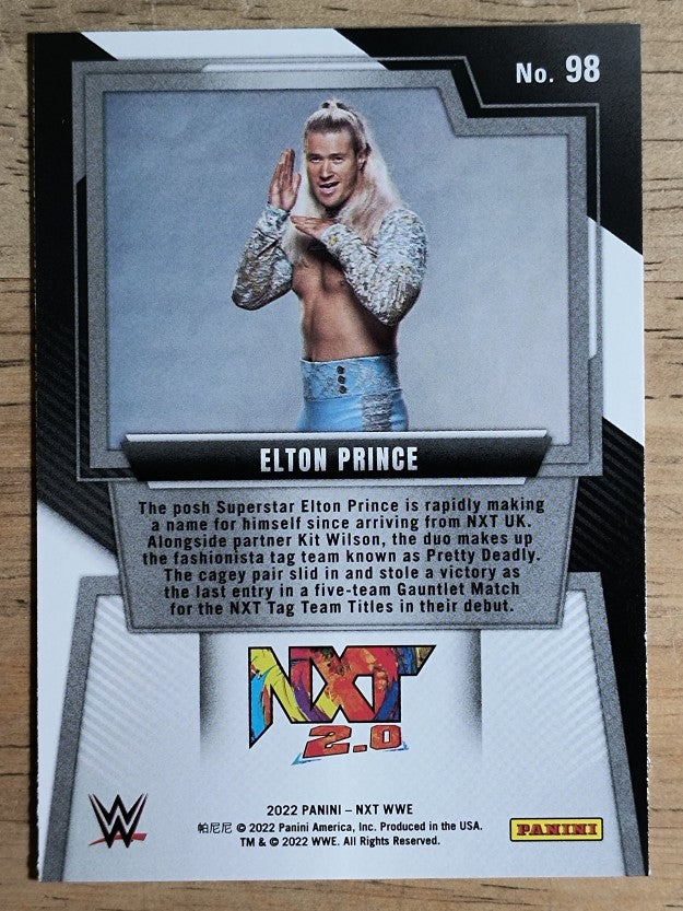 2022 Panini WWE NXT #98 Elton Prince RC