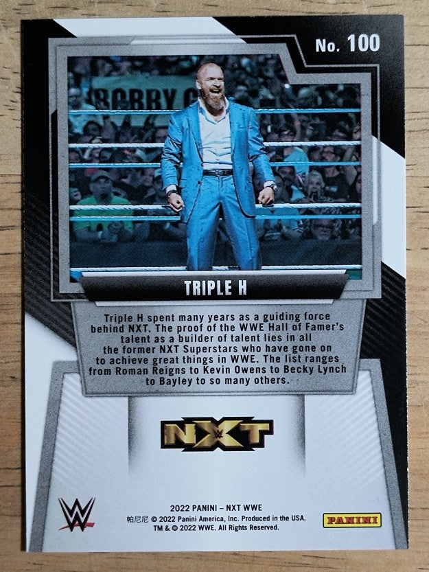 2022 Panini WWE NXT #100 Triple H
