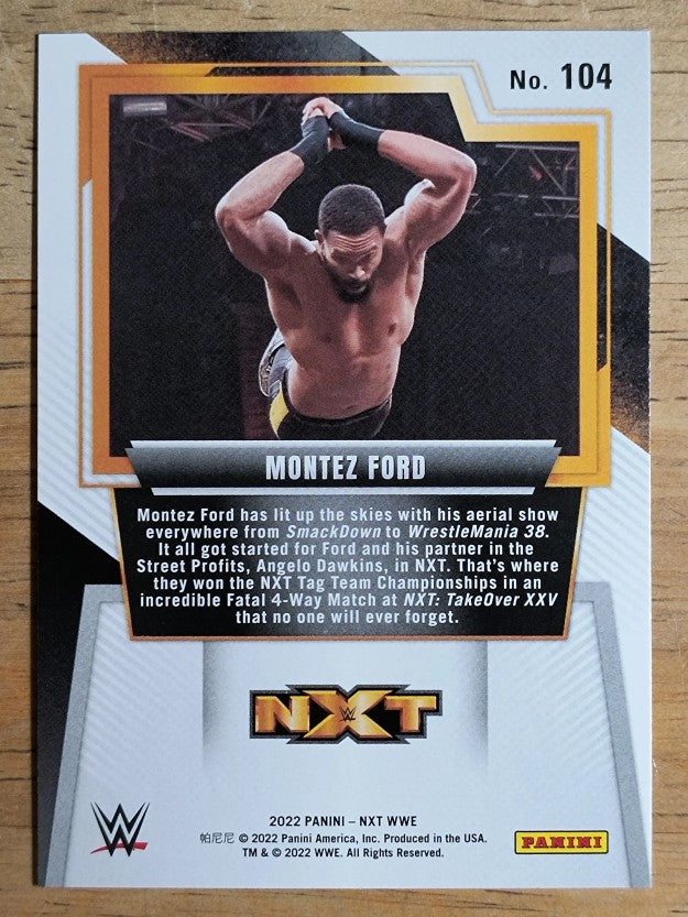 2022 Panini WWE NXT #104 Montez Ford