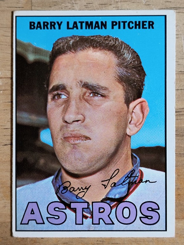 1967 Topps #28 Barry Latman (EX)