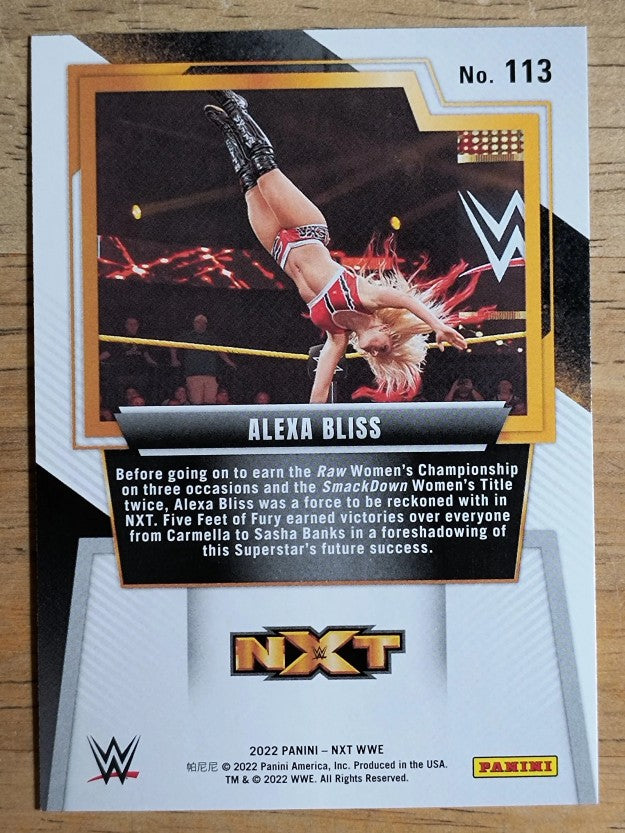2022 Panini WWE NXT #113 Alexa Bliss