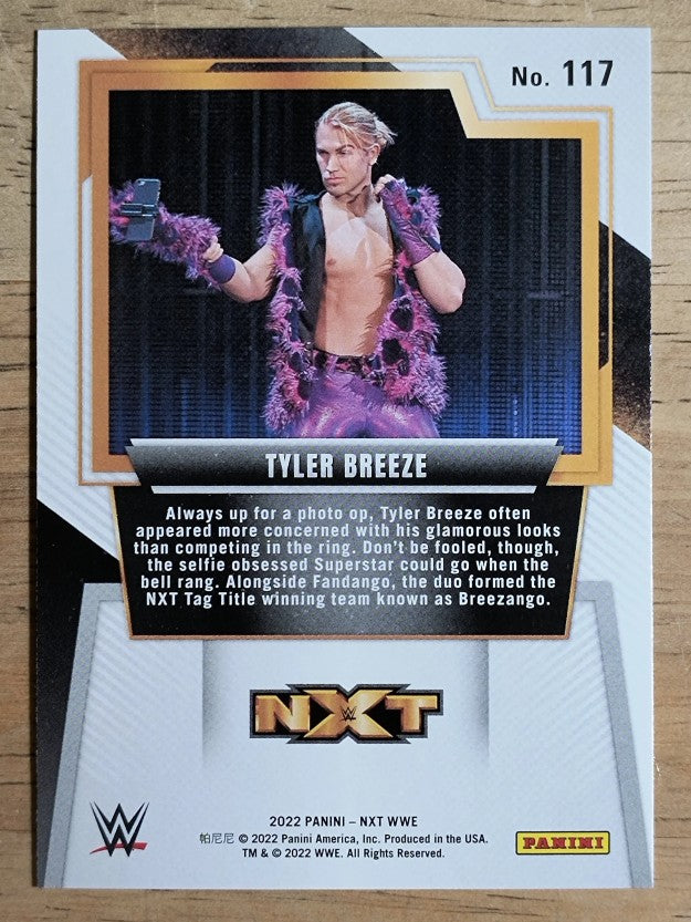 2022 Panini WWE NXT #117 Tyler Breeze