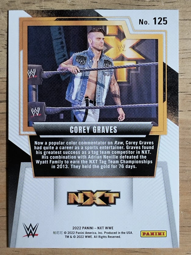 2022 Panini WWE NXT #125 Corey Graves