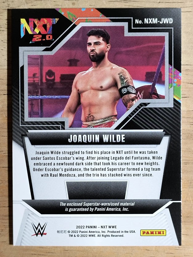2022 Panini WWE NXT Memorabilia #NXMJWD Joaquin Wilde