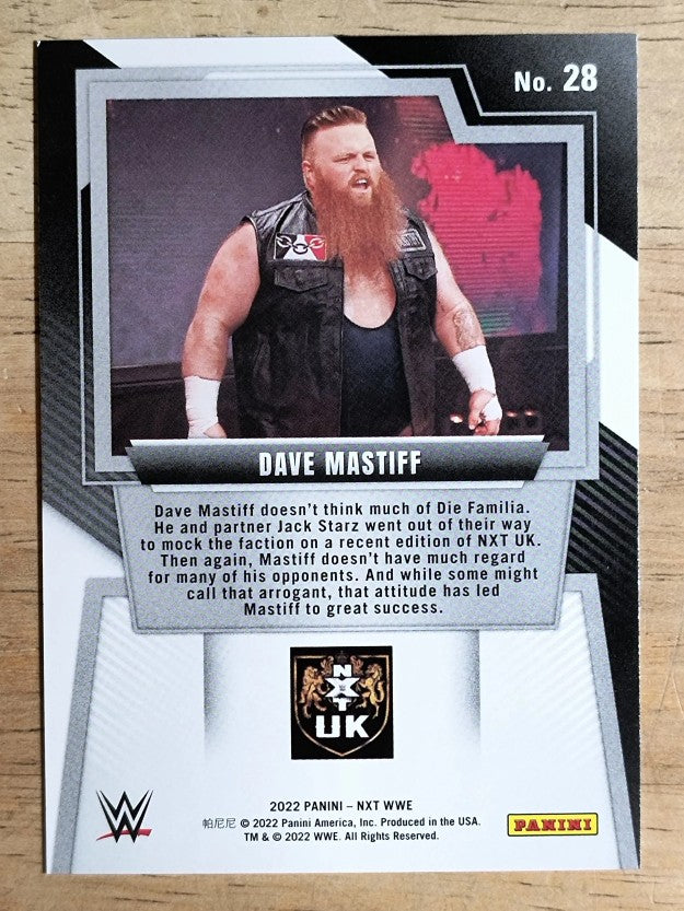 2022 Panini WWE NXT Silver #28 Dave Mastiff