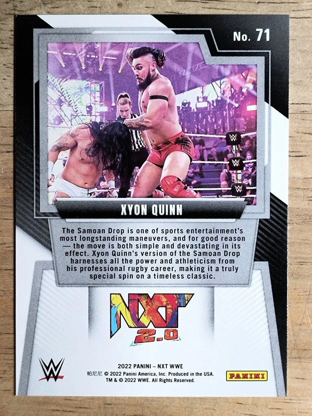 2022 Panini WWE NXT Silver #71 Xyon Quinn