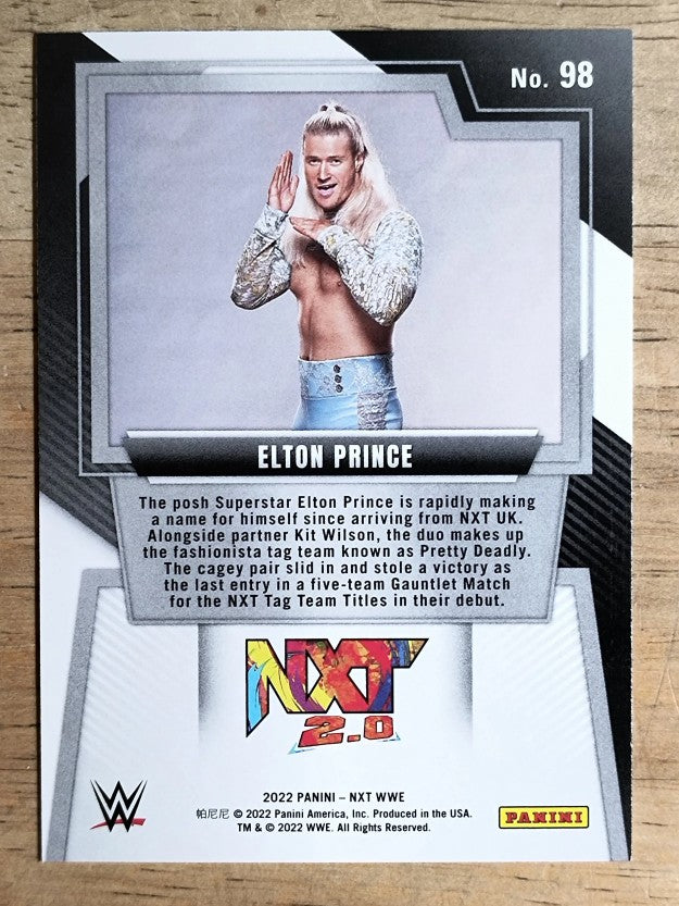 2022 Panini WWE NXT Silver #98 Elton Prince